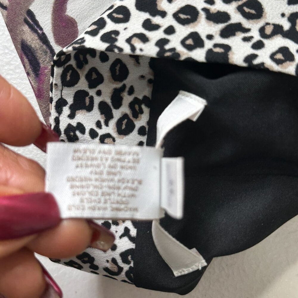 Chico's Women's Paisley Print Jacket Purple Size 0 Long Sleeve Shoulder … - Picture 12 of 14